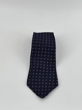 Tommy Hilfiger Classic Navy Geometric Men's Tie‎